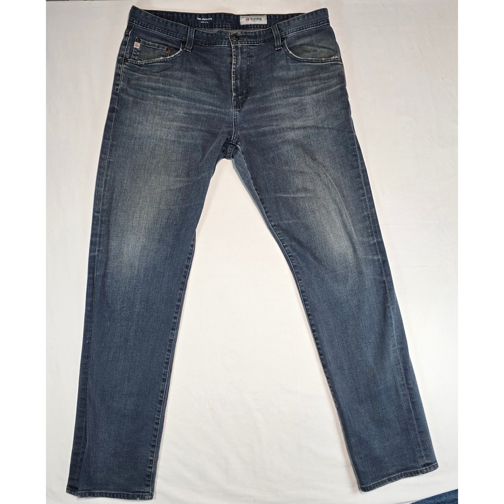 AG Adriano Goldschmied The Graduate Leg Mens Jeans Blue 36 1174NGM-07Y-BPE